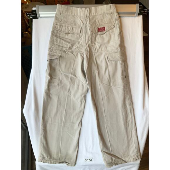 Bugle Boy Boy’s Khaki Pants size 10, Natural Tan, Ripped Hem - Picture 12 of 12